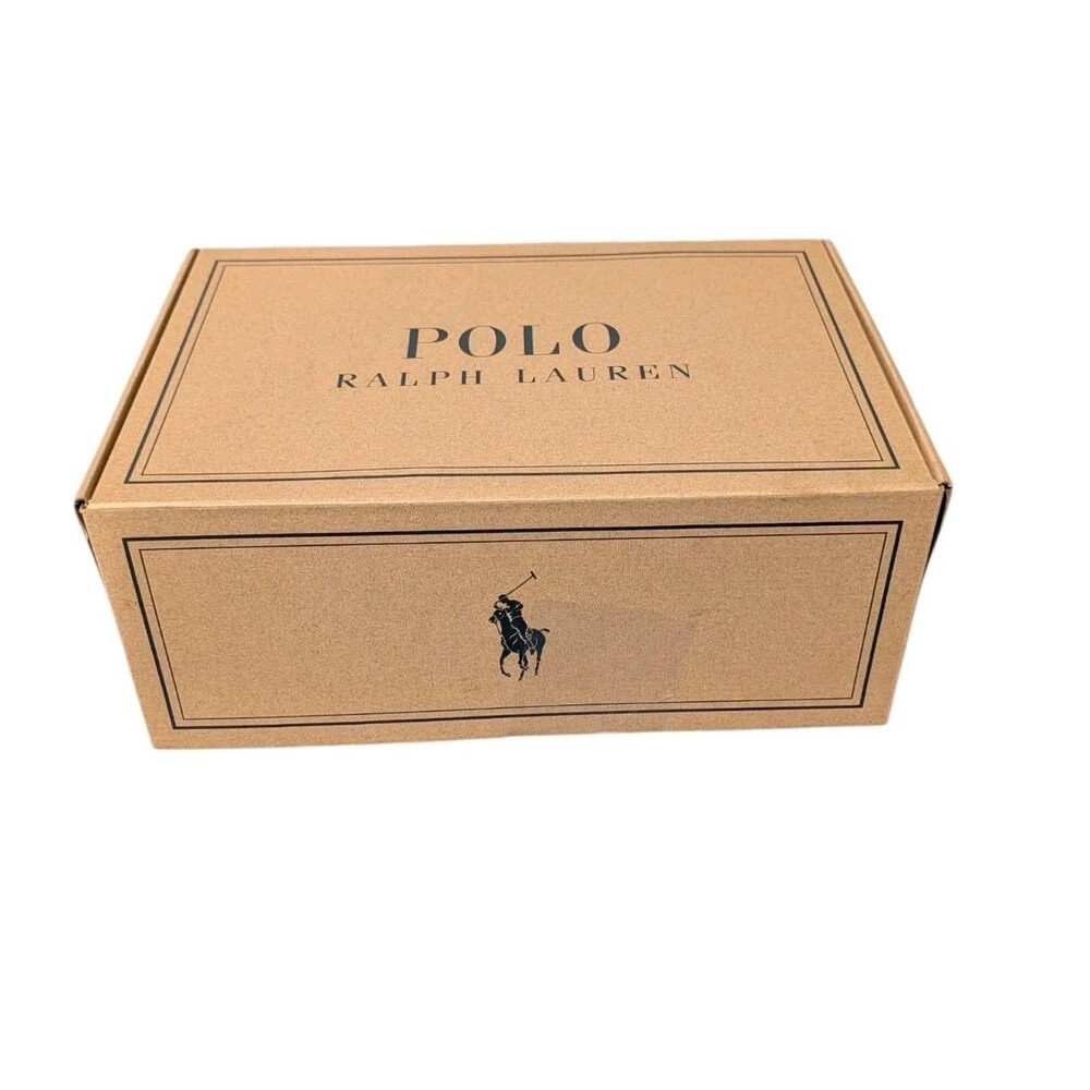 Polo Ralph Lauren PRL Trail 100 Suede & Mesh Sneaker Green White New With Box - Picture 7 of 10